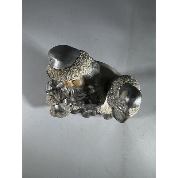 Vintage Christmas Santa Claus Victorian K’s Collection White Silver Figurine - Picture 13 of 16
